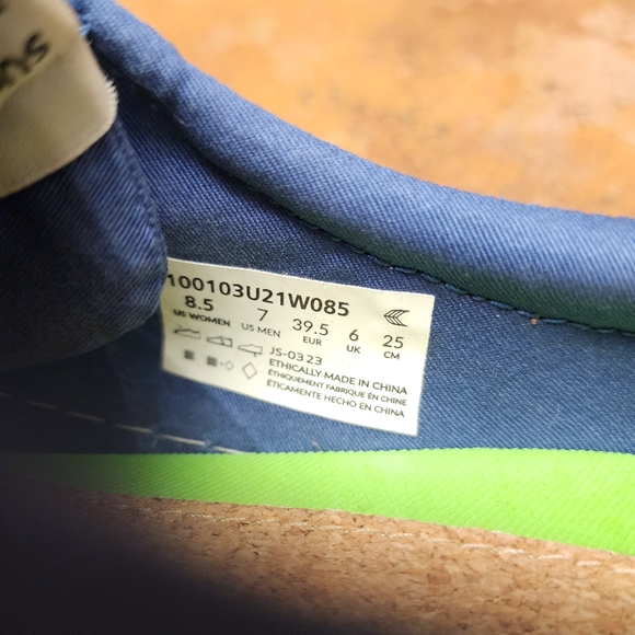 Cariuma Canvas Blue Sneakers Unisex Women Size 8.5 Mens 7 - Picture 10 of 10